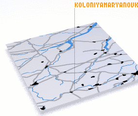 3d view of Koloniya Marʼyanovka