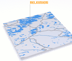 3d view of Melkoniemi