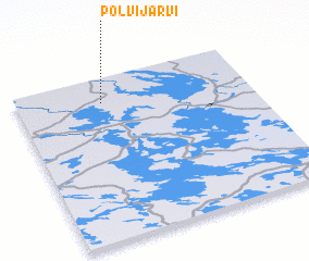 3d view of Polvijärvi