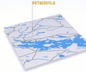 3d view of Petäiskylä