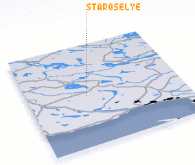 3d view of Starosel\