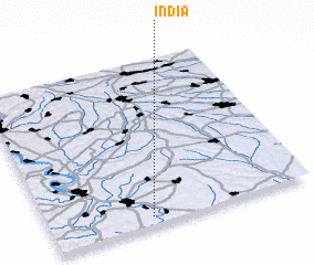 3d view of India