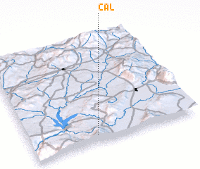 3d view of Çal