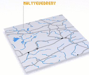 3d view of Malyye Vedrëny