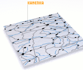 3d view of Kamenka