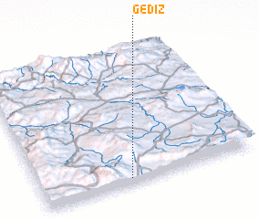 3d view of Gediz