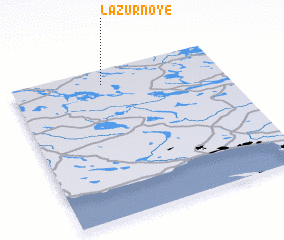 3d view of Lazurnoye