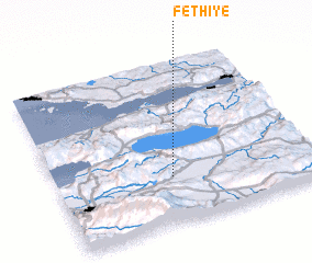 3d view of Fethiye