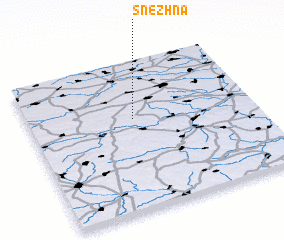 3d view of Snezhna