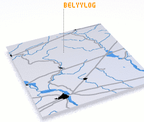 3d view of Belyy Log