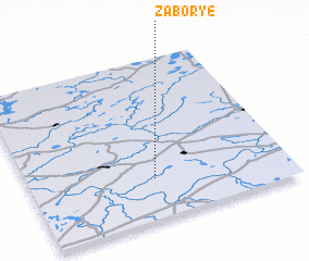 3d view of Zaborʼye