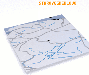 3d view of Staroye Greblovo