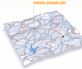 3d view of Kırkolukdamları