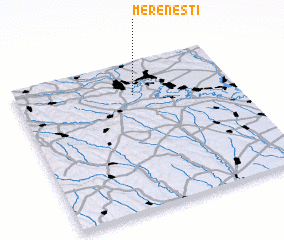 3d view of Mereneşti