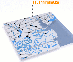 3d view of Zelënaya Balka