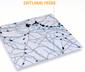 3d view of Svitlodolyns\