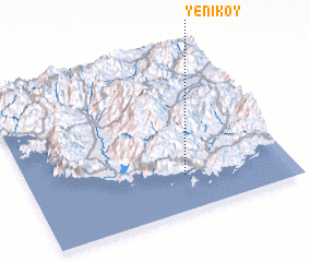 3d view of Yeniköy