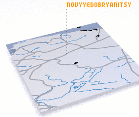 3d view of Novyye Dobryanitsy