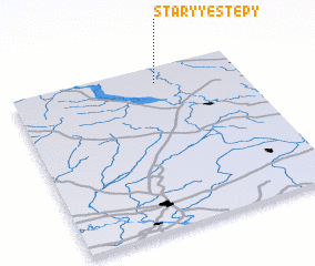 3d view of Staryye Stepy