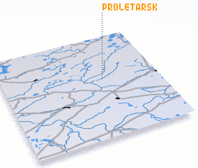 3d view of Proletarsk