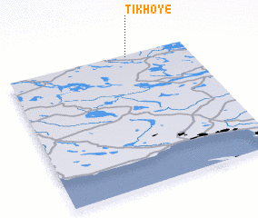 3d view of Tikhoye