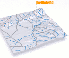 3d view of Magwaneng