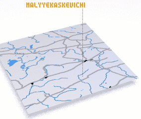 3d view of Malyye Kaskevichi