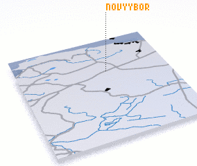 3d view of Novyy Bor