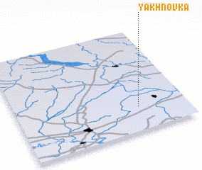 3d view of Yakhnovka