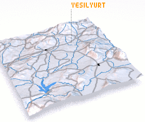 3d view of Yeşilyurt