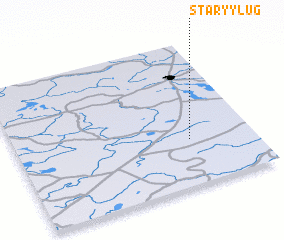 3d view of Staryy Lug