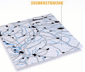 3d view of Soshe-Ostrivs\