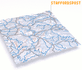 3d view of Staffordʼs Post