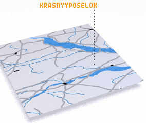 3d view of Krasnyy Posëlok