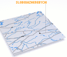 3d view of Sloboda-Zherebychi