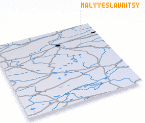 3d view of Malyye Slavnitsy