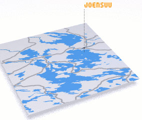 3d view of Joensuu