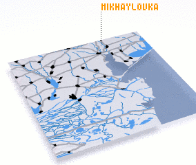 3d view of Mikhaylovka