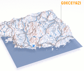 3d view of Gökçeyazı