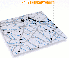 3d view of Kamyshevka Vtoraya