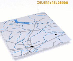 3d view of Zelënaya Sloboda