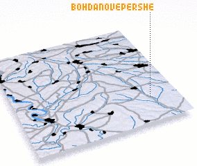 3d view of Bohdanove Pershe