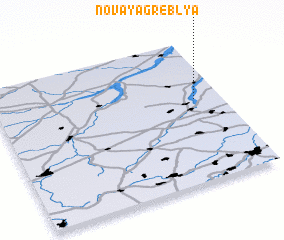 3d view of Novaya Greblya