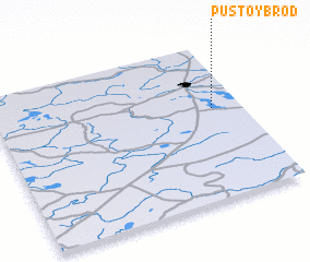 3d view of Pustoy Brod