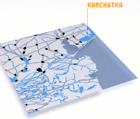 3d view of Kamchatka