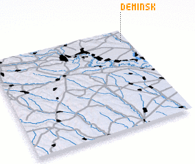 3d view of (( Dëminsk ))