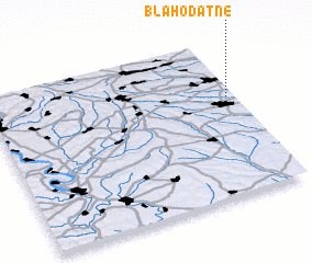 3d view of Blahodatne