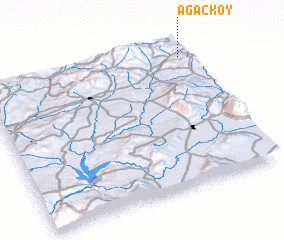 3d view of Ağaçköy