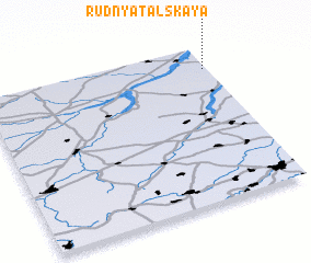 3d view of Rudnya-Talʼskaya