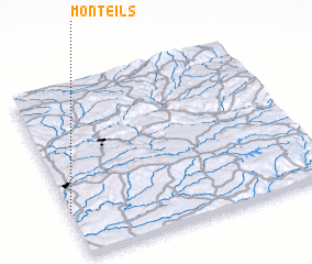 3d view of Monteils